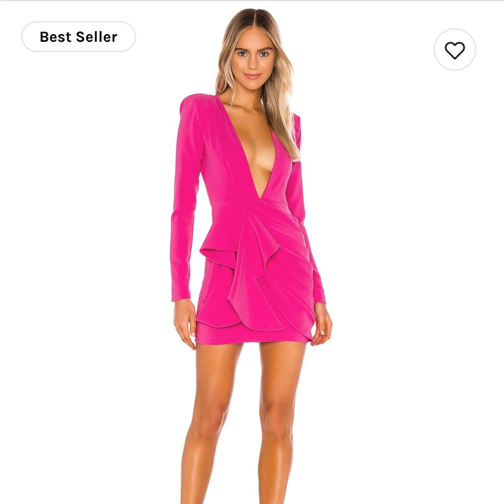 Revolve x Fena Mini Dress in Fuchsia - XS